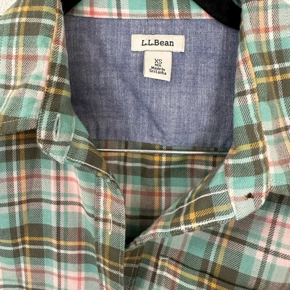 L.L Bean flannel shirt XS - Picture 9 of 9